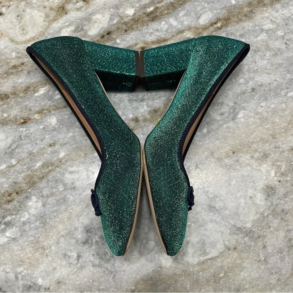 J. Crew | Sophia Pumps in Glitter Women’s 6.5